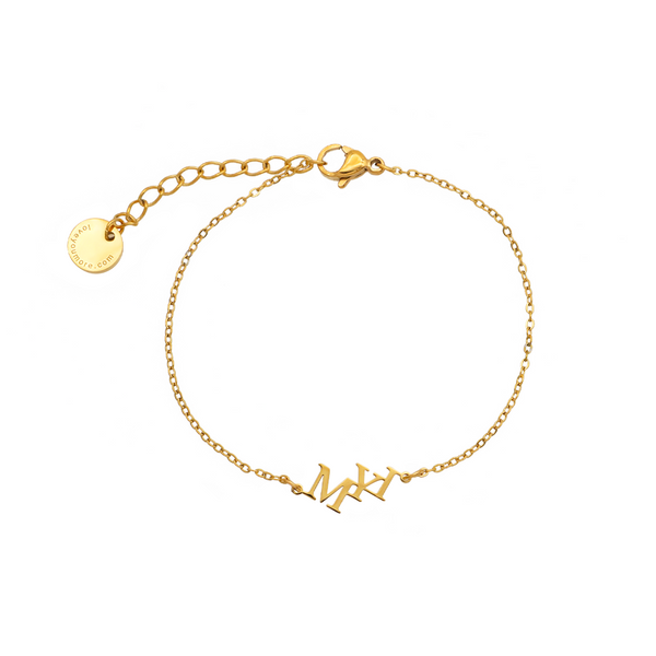 Mini LYM letter Gold Bracelet