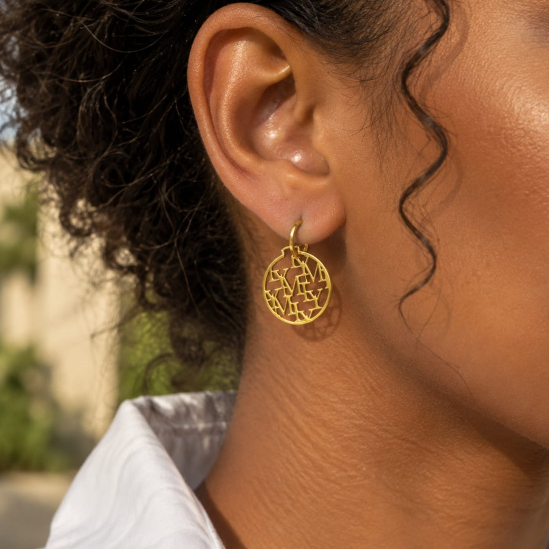 LYM Large Round Earrings