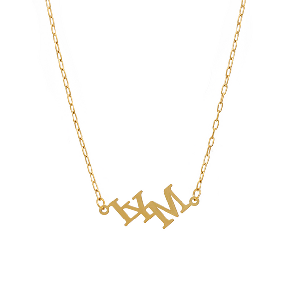 LYM Letter Gold Necklace