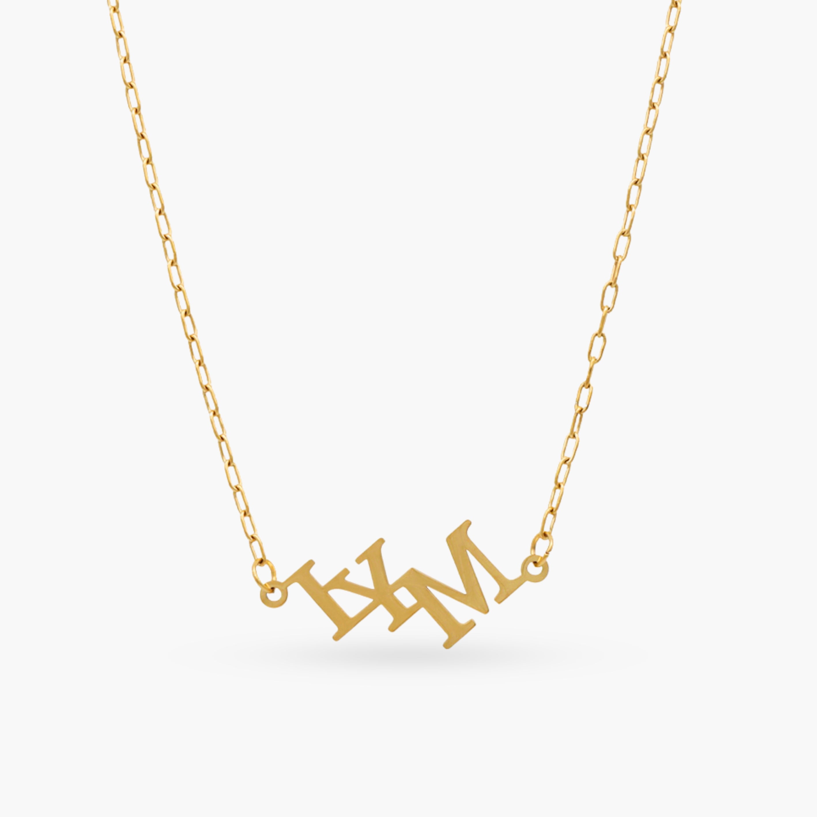 LYM Letter Necklace