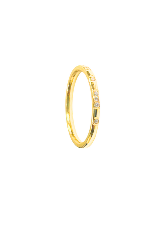 The Little Rhinestones Gold Ring