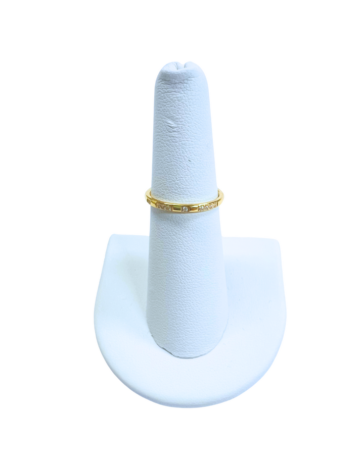 The Little Rhinestones Gold Ring