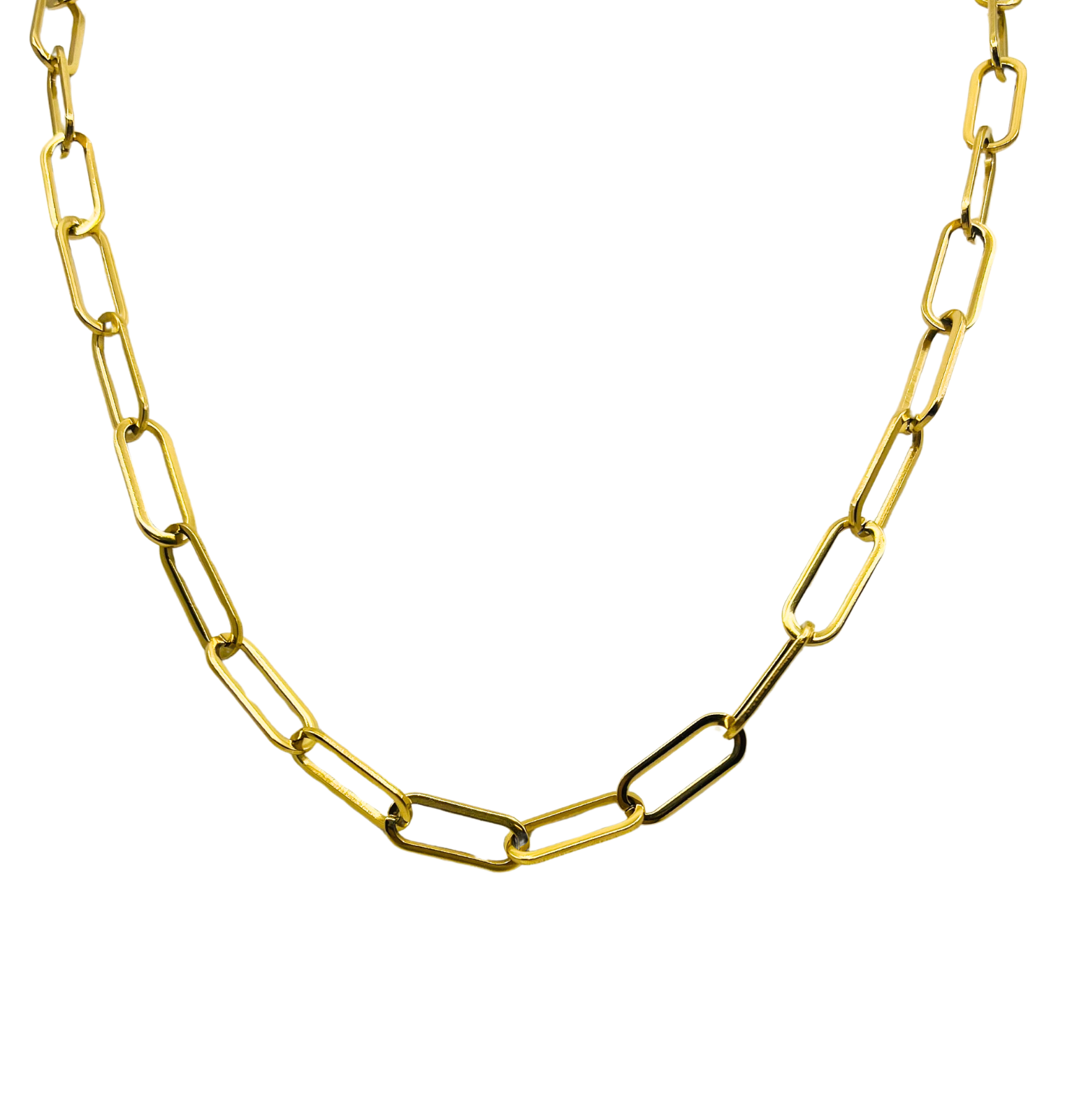The Large Gold Paperclip Chain