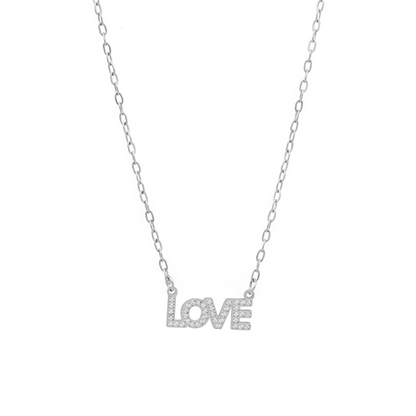 The Love Horizontal Necklace Bling
