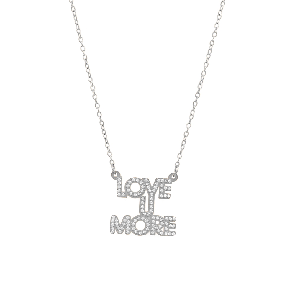 The Love U More Stacked Necklace Bling