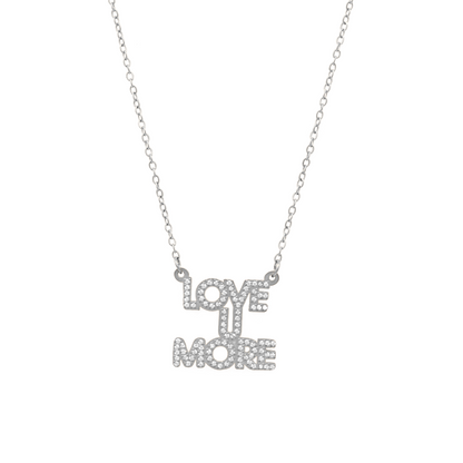 The Love U More Stacked Necklace Bling