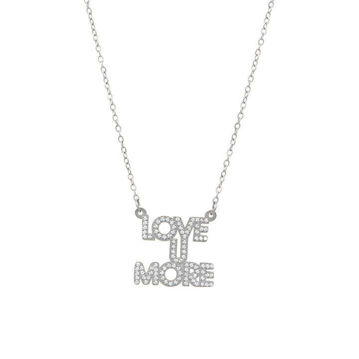 The Love U More Stacked Necklace Bling