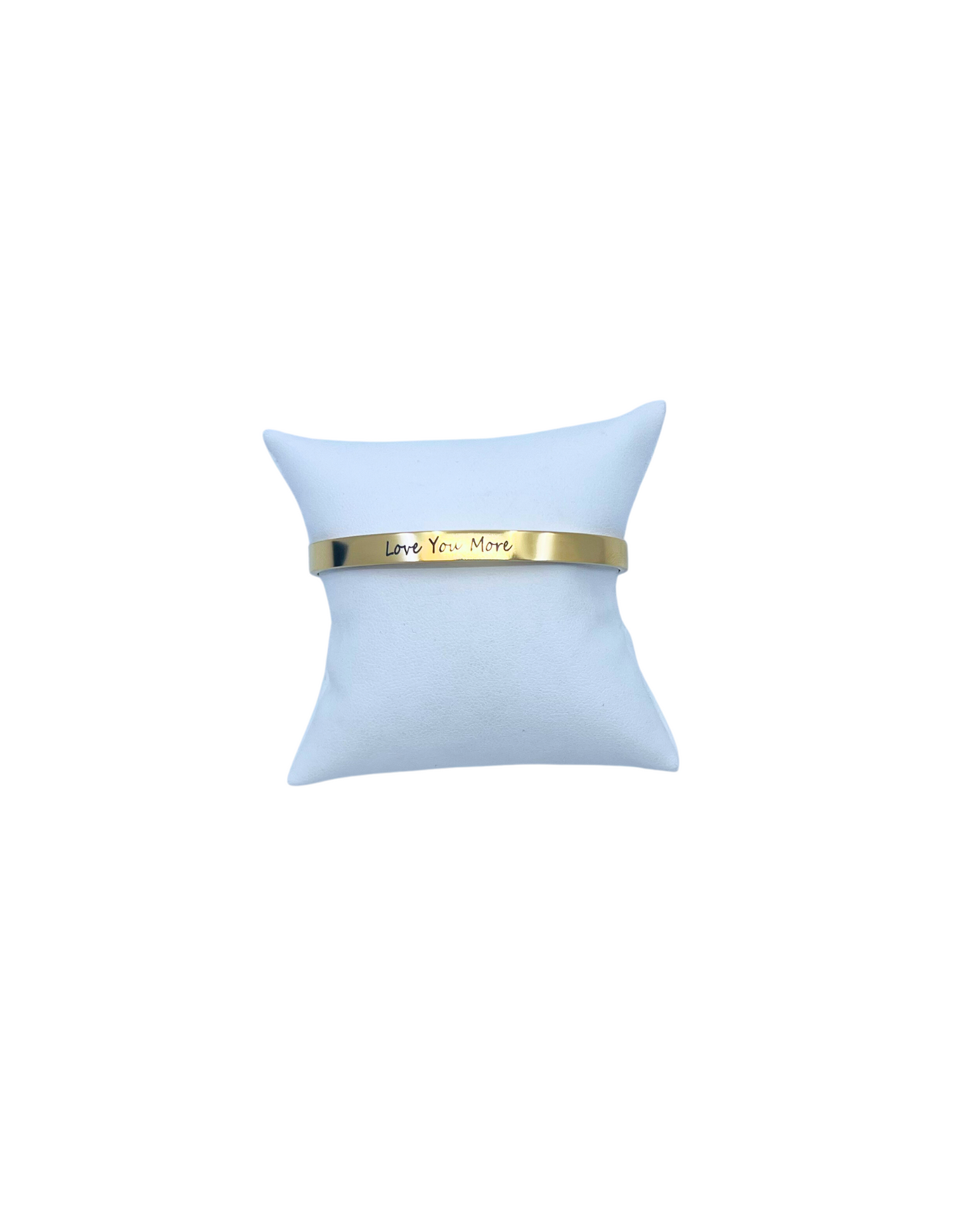 Love You More Script Cuff