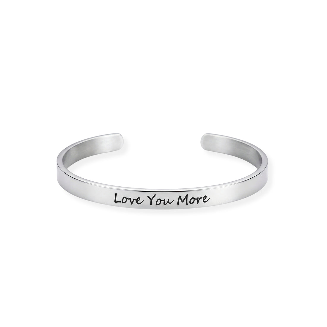 Love You More Script Cuff