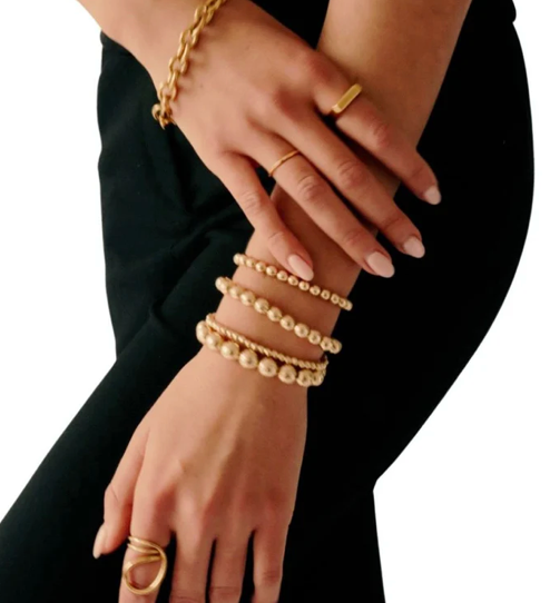 Eternity Bracelet in Gold Smooth