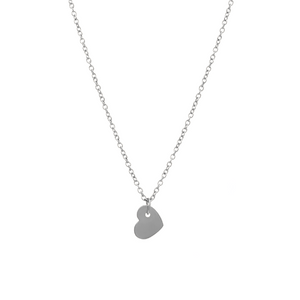 The Mini Heart Silver Necklace
