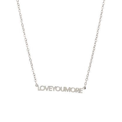 Mini Love You More Bar Necklace