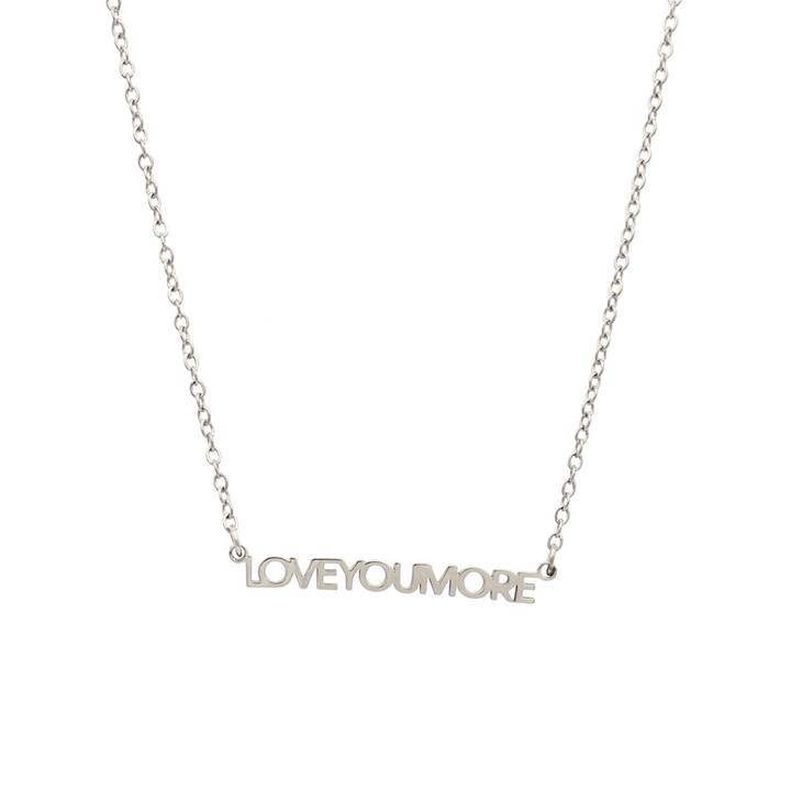 Mini Love You More Bar Necklace