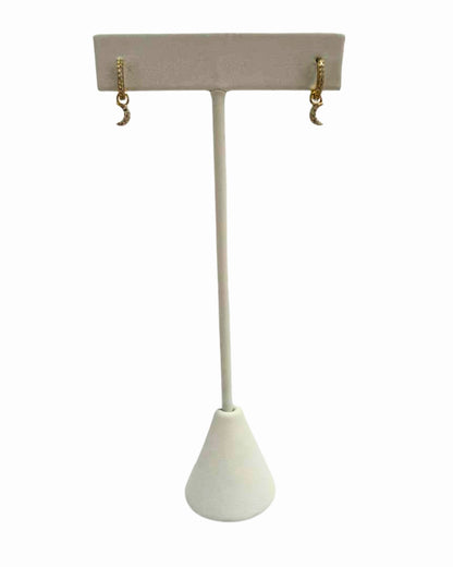 The Mini Studded Gold Hoops