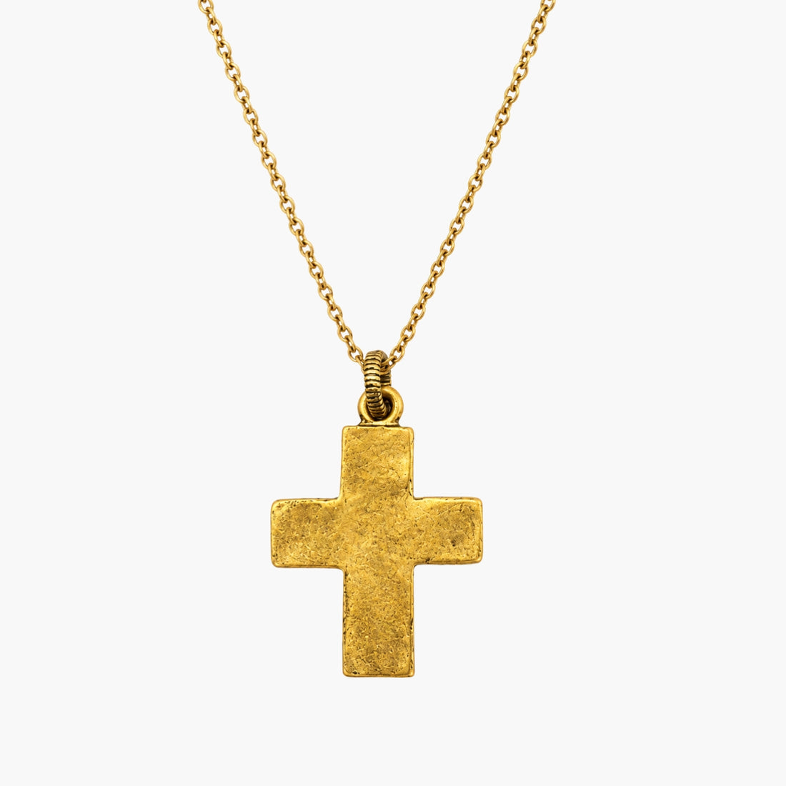 The Rustic Walk in Faith Cross Necklace