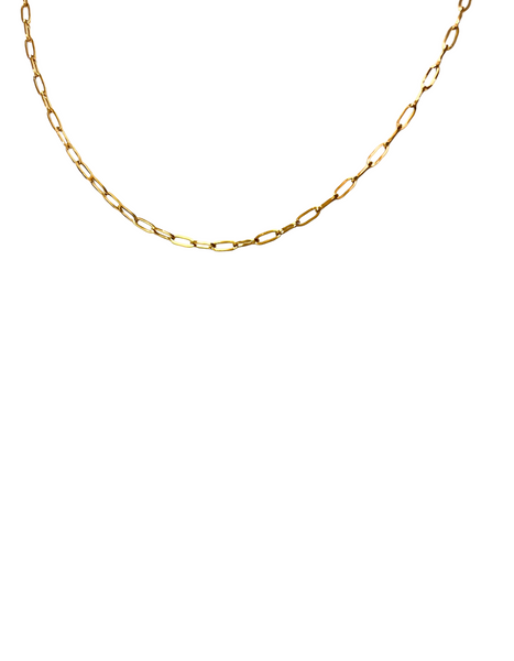 The Dainty Gold Paperclip Chain