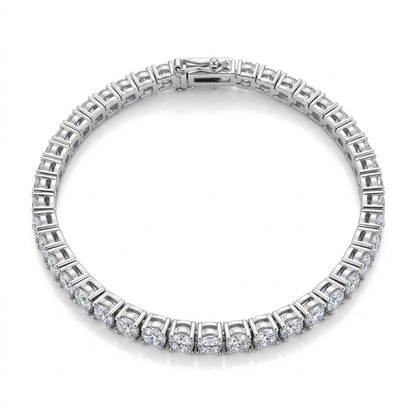 The Silver Bling Tennis Bracelet
