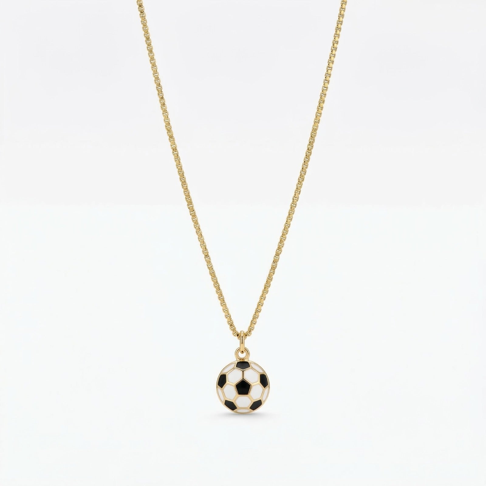 The Soccer Ball Gold Necklace