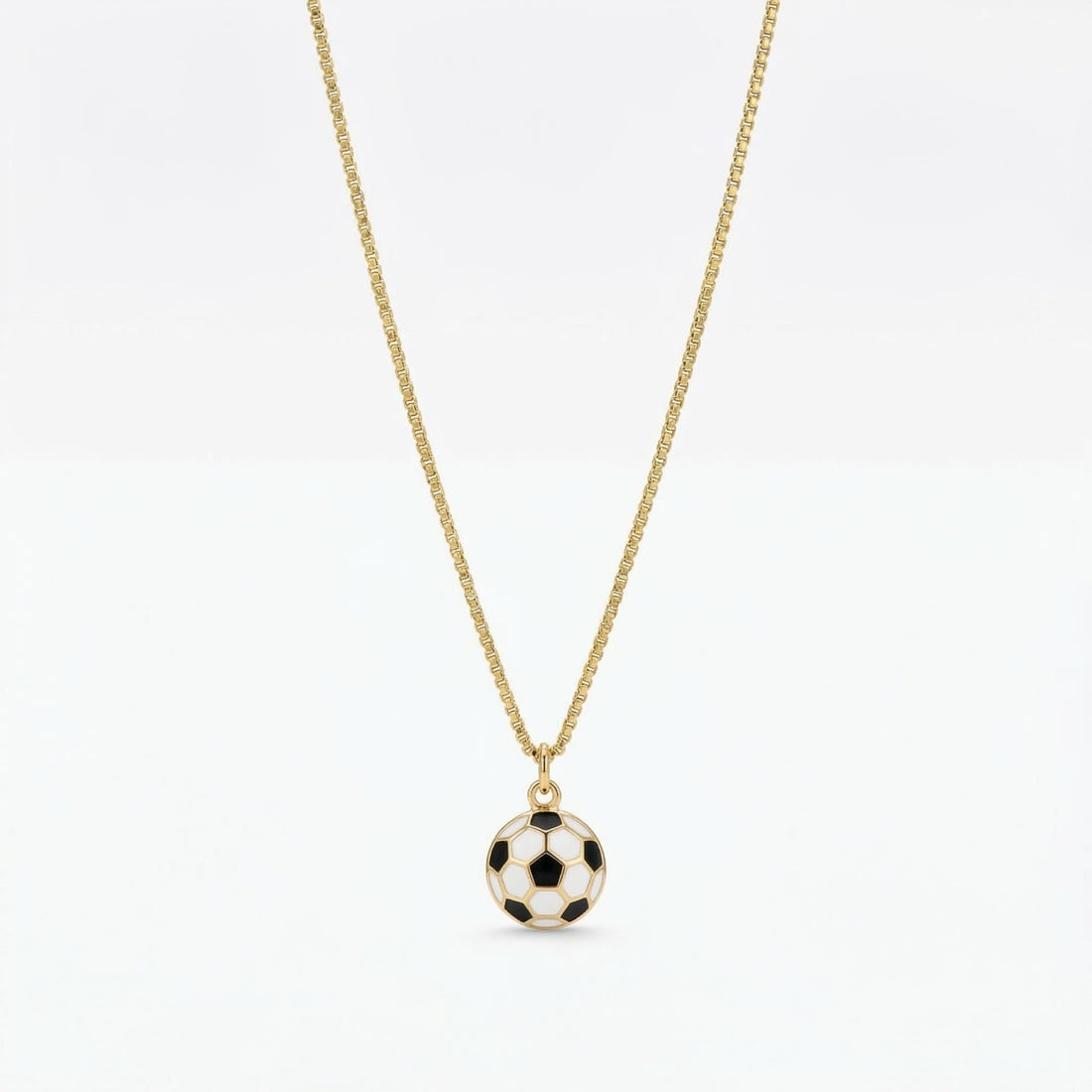 The Soccer Ball Gold Necklace