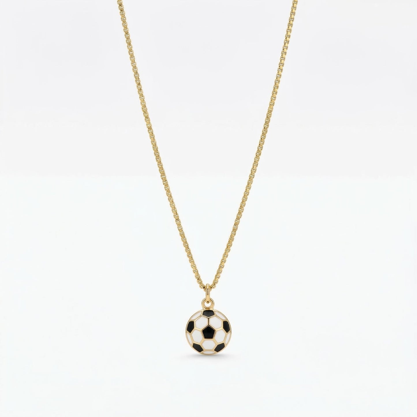 The Soccer Ball Gold Necklace