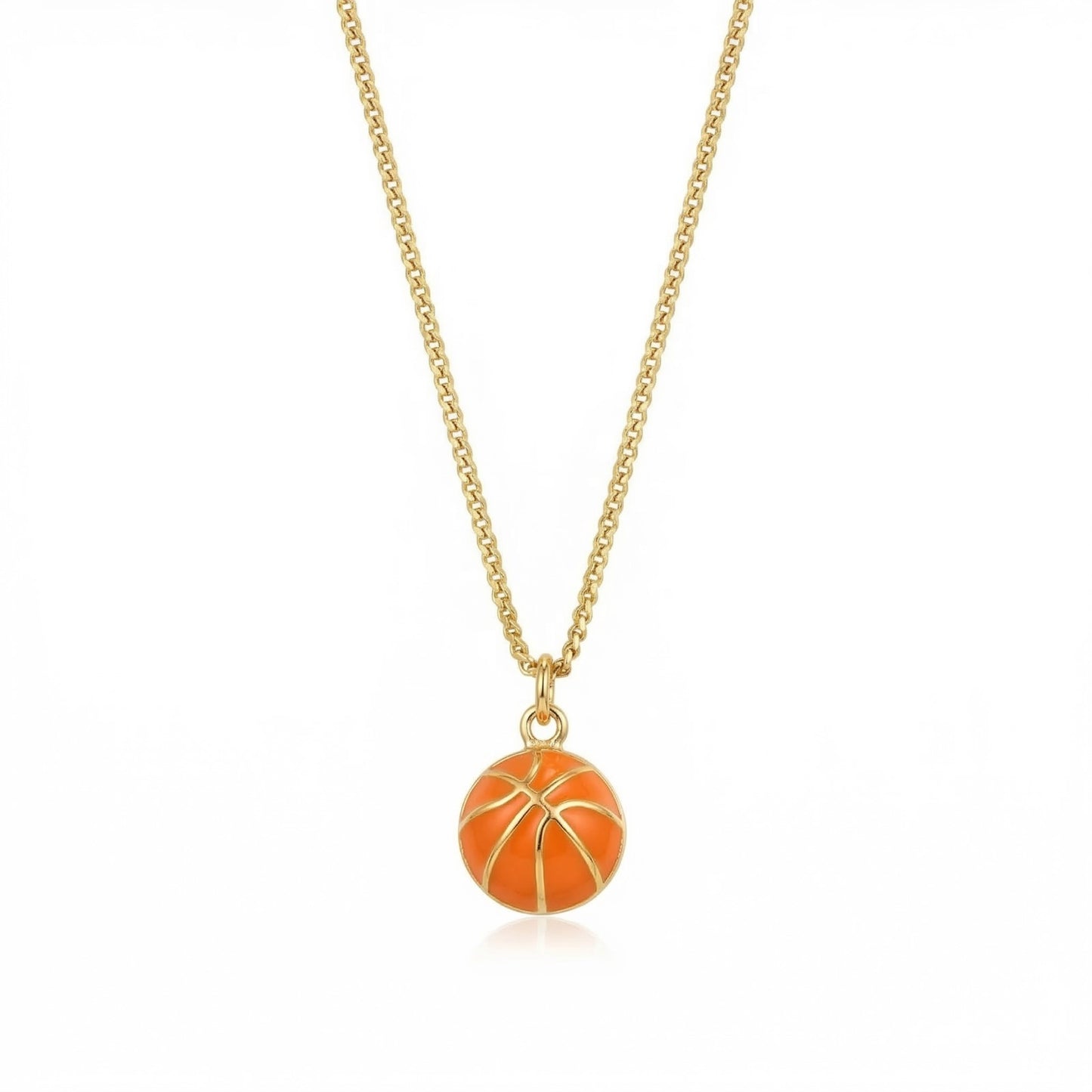 The BasketBall Gold Necklace