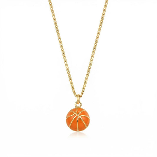The BasketBall Gold Necklace