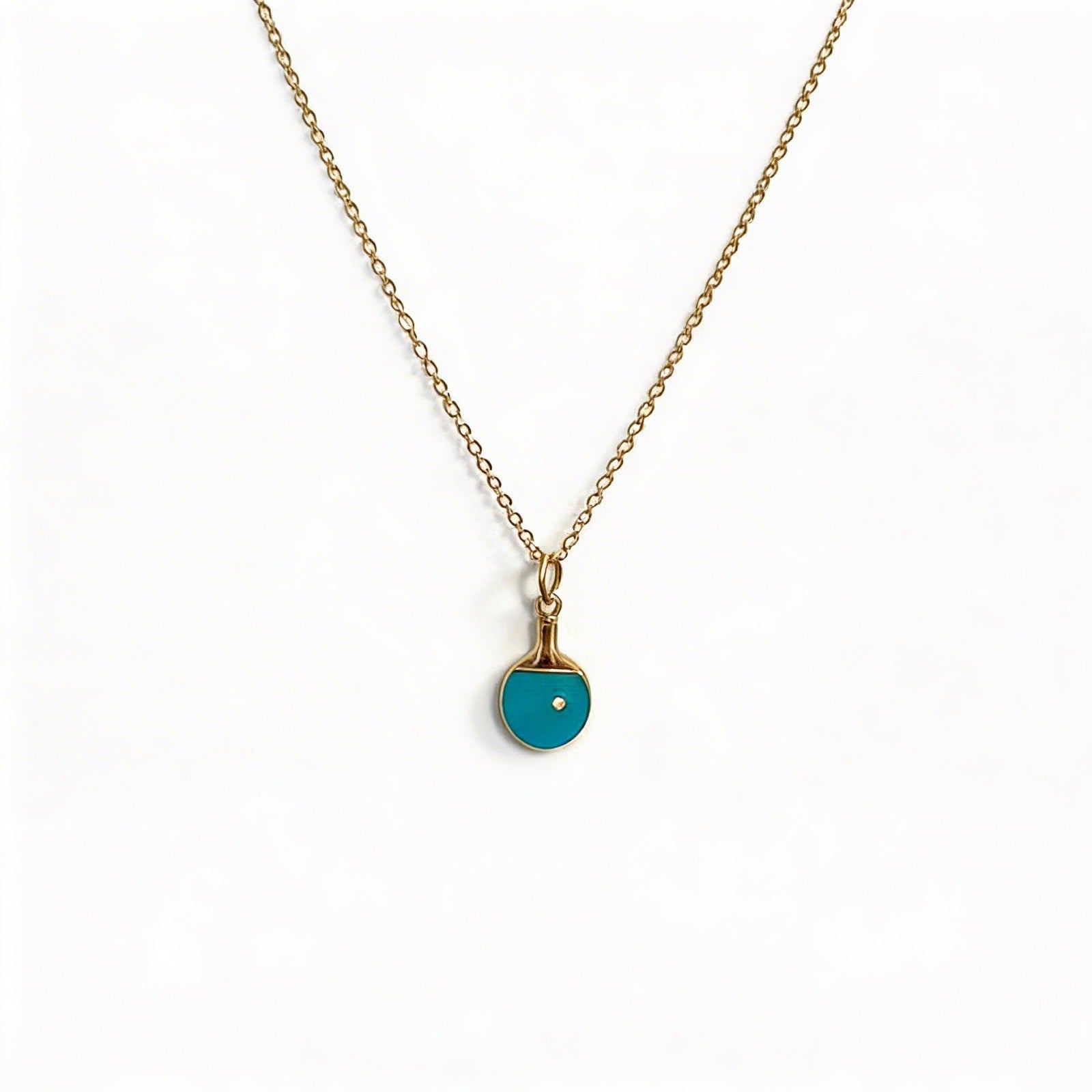 The Colorful Ping Pong Paddle Necklace