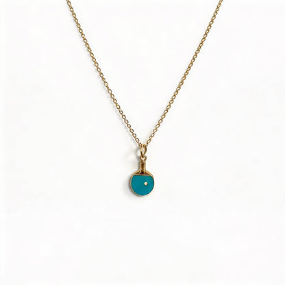 The Colorful Ping Pong Paddle Necklace