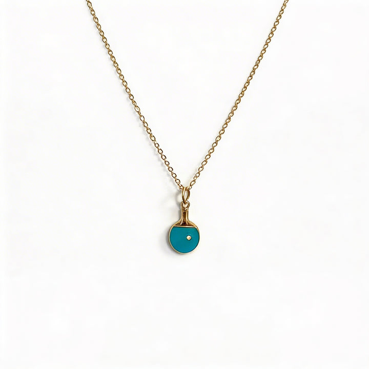 The Colorful Ping Pong Paddle Necklace