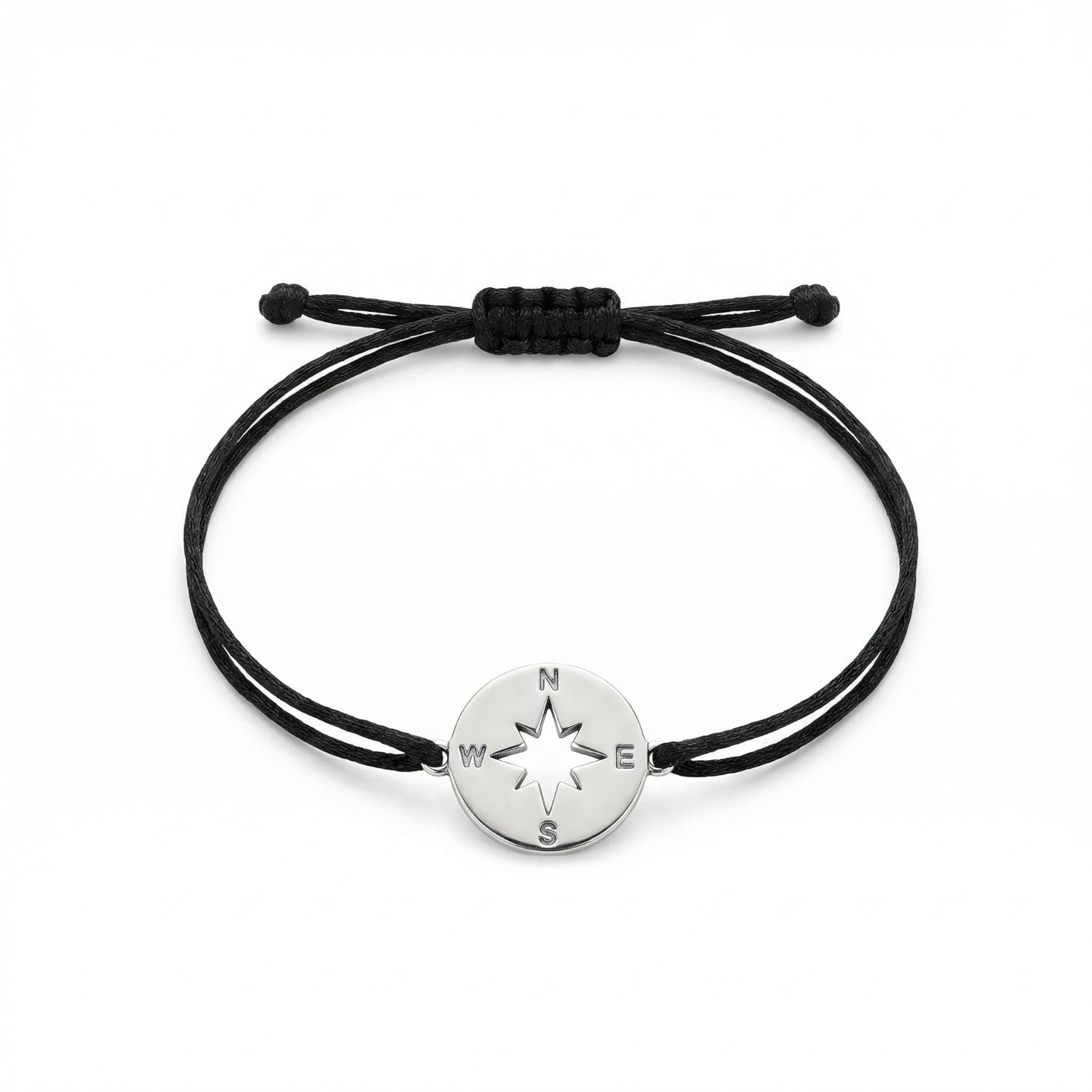 Savannah Cord Bracelet with Compass