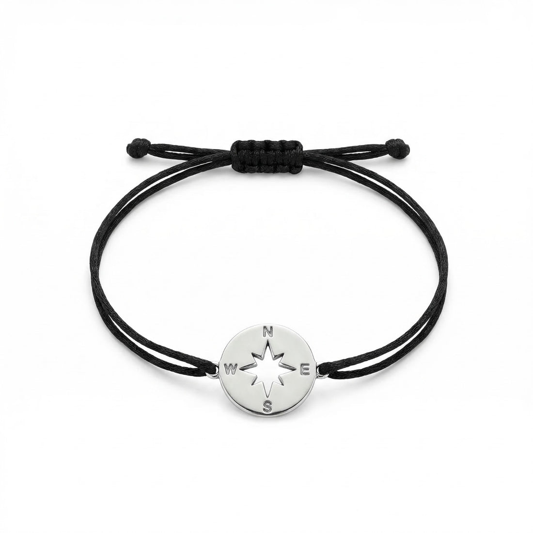 Savannah Cord Bracelet with Compass