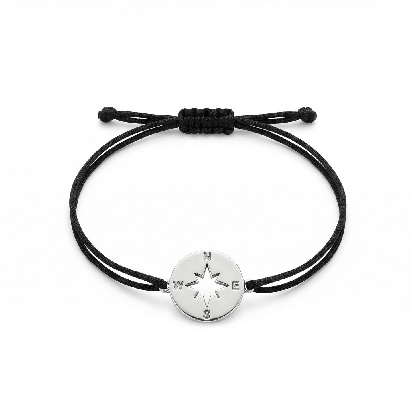 Savannah Cord Bracelet with Compass