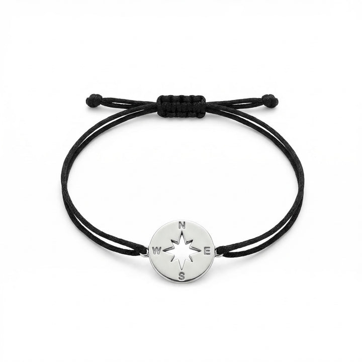 Savannah Cord Bracelet with Compass