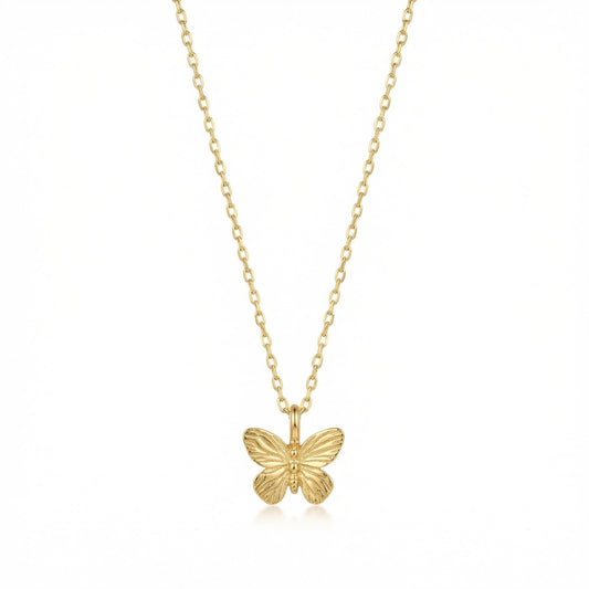 Butterfly Gold Necklace