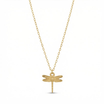 Hammered Dragonfly Necklace