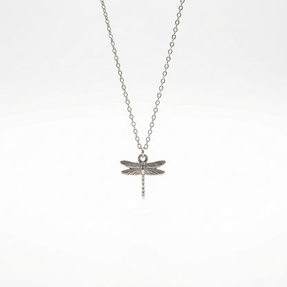 Hammered Dragonfly Necklace