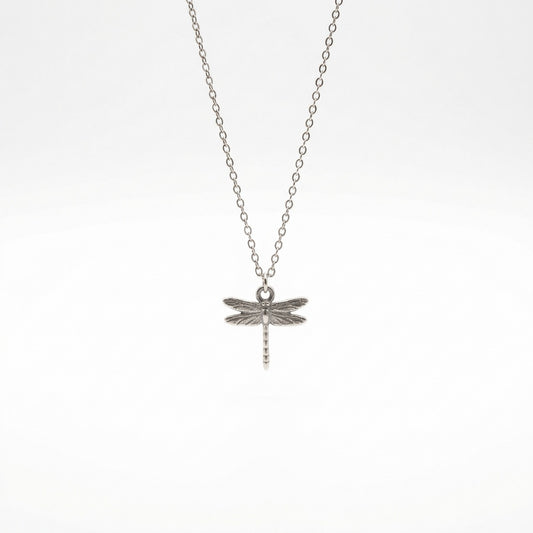 Hammered Dragonfly Necklace