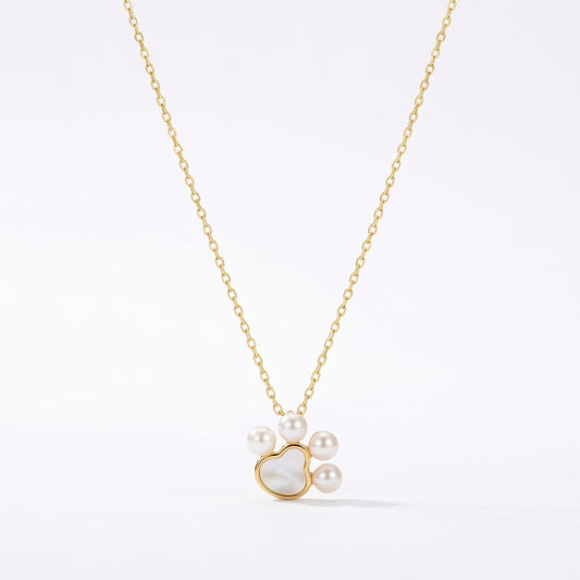 The Pearly Paw Necklace
