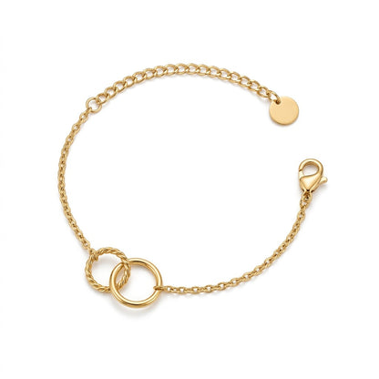 The Linked Circle Gold Bracelet