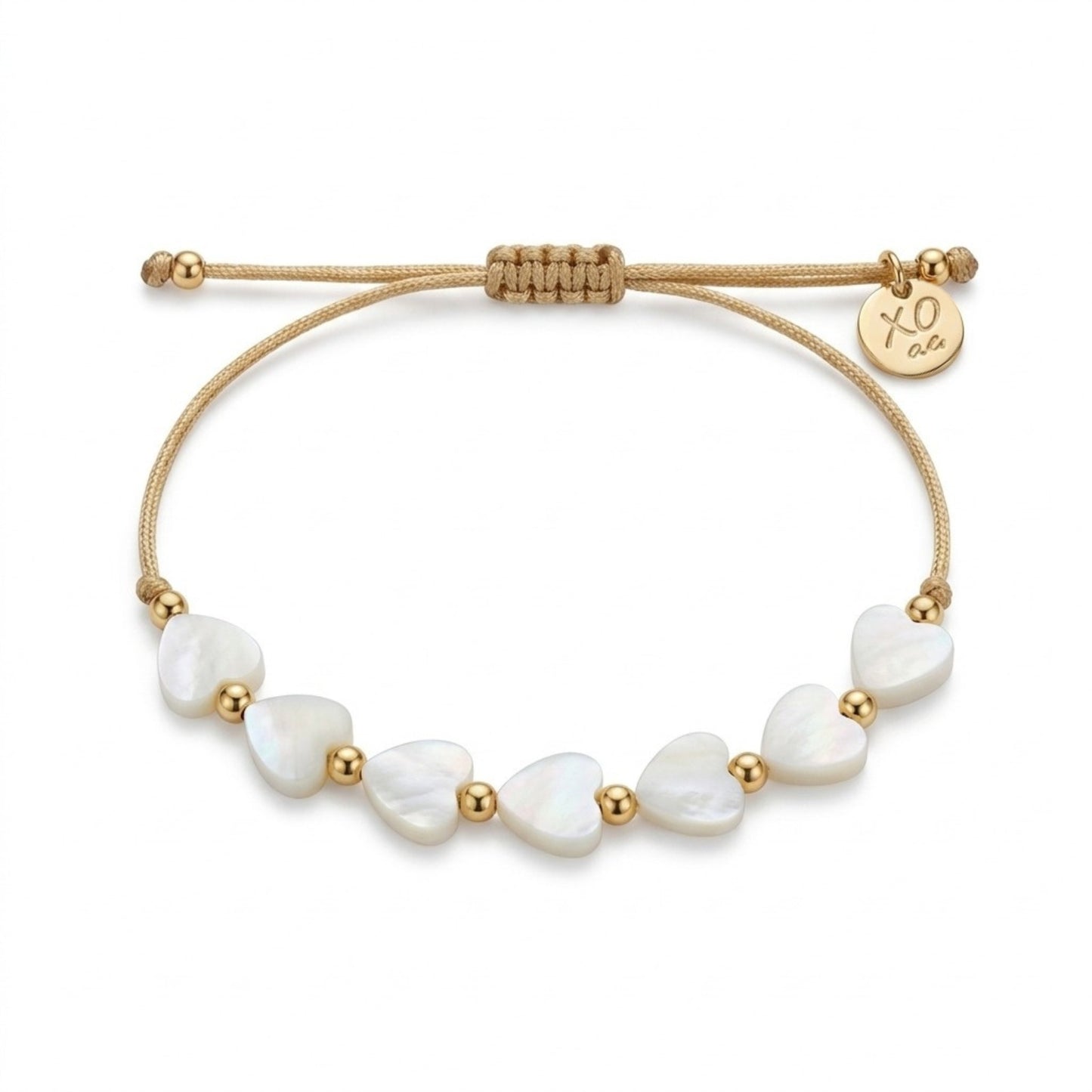 Heart Mother of Pearl Bracelet