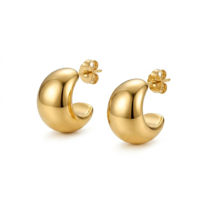 Bottega Teardrop Gold Earrings