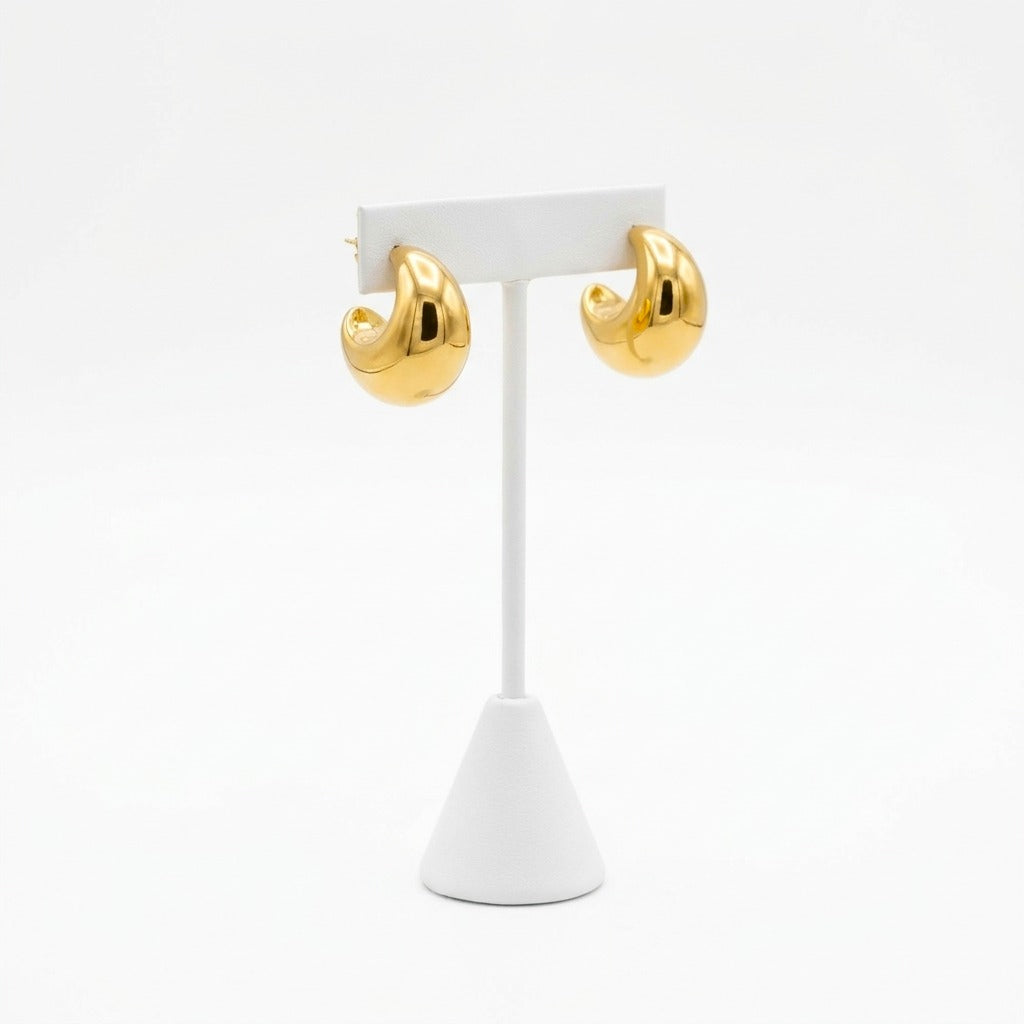 Bottega Teardrop Gold Earrings