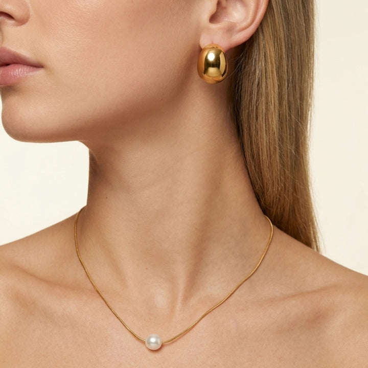 Bottega Teardrop Gold Earrings