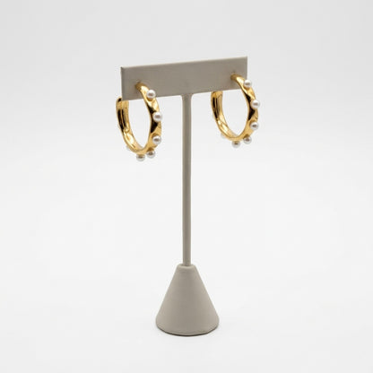 The Chunky Isla & Pearl Hoops