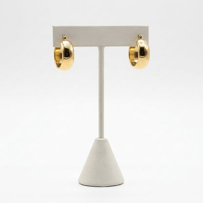 The Gold Smooth Hoops