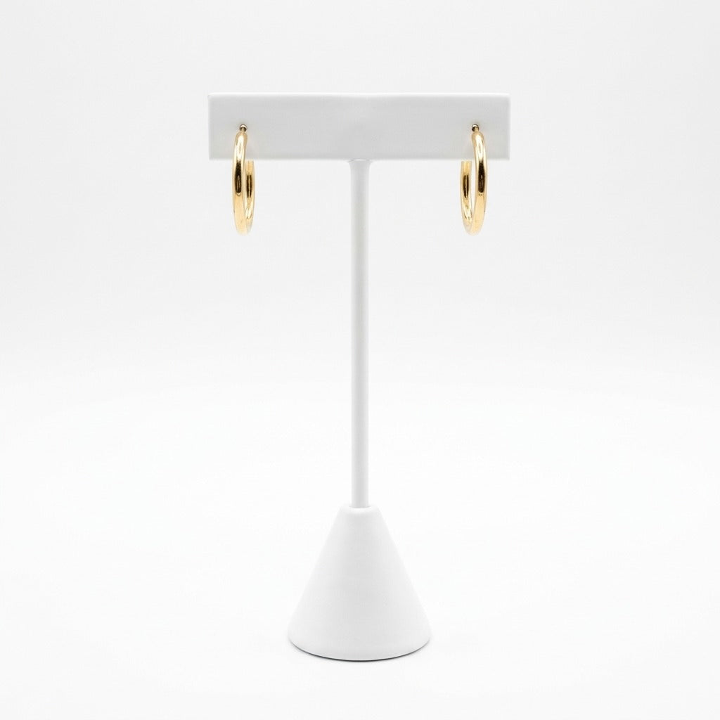 14k Solid Gold Mini Hoops