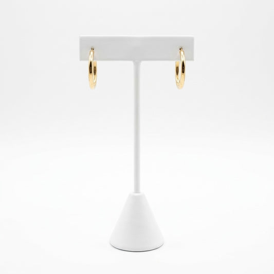 14k Solid Gold Mini Hoops