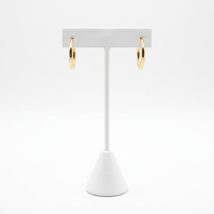 14k Solid Gold Mini Hoops