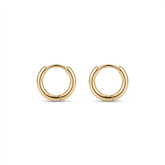 14k Solid Gold Mini Hoops