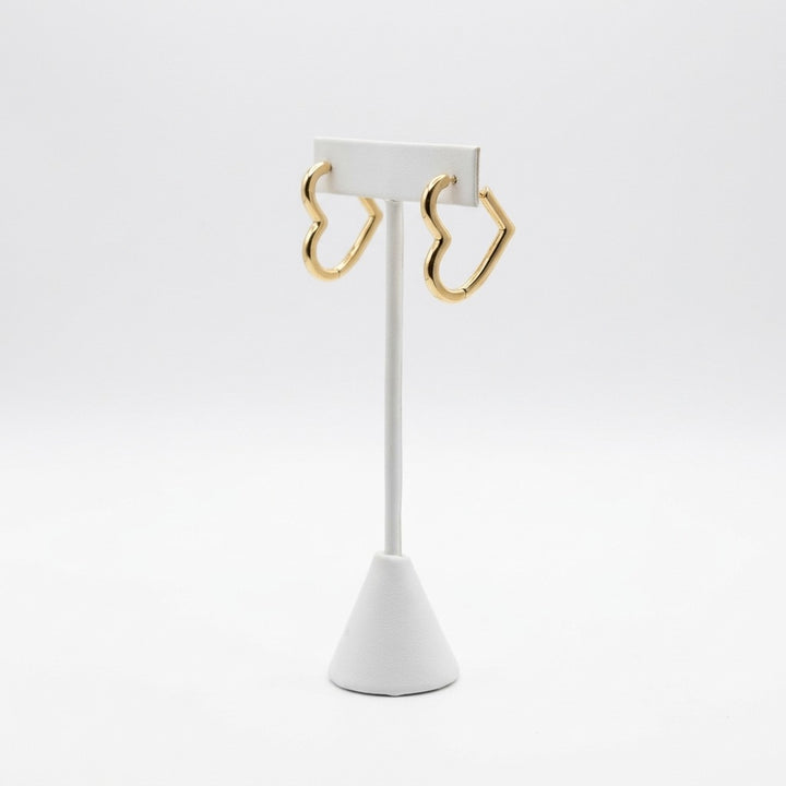The Heart Huggie Earrings